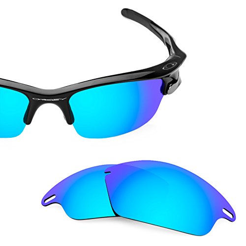 Revant Replacement Lenses for Oakley Fast Jacket Polarized Ice Blue MirrorShield