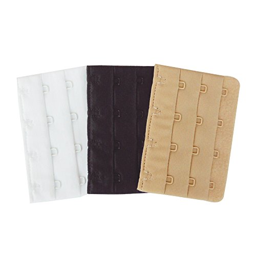Bra Extender 2 Hooks/3 Hooks/4 Hooks Bra Band Extender 2/3/4 Hooks Soft Breathing Room (4-Hooks)