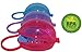 Pacifier Cases by Akeekah | 3 Pack Unisex | Pacifier Box and Baby Binky Holder with Awesome Colorful Designs | Safe BPA Free Nippleshield Case with Free Eco Friendly Mesh Bag