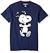 Peanuts Snoopy Hug Men's Navy T-Shirt L