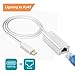 RayCue Lightning to RJ45 Ethernet LAN Network Adapter for iPhone/iPad, iPhone Ethernet Adapter, 3.3ft/1m Cable, 10/100Mbps High Speed, System Required iOS 10.0 or Up