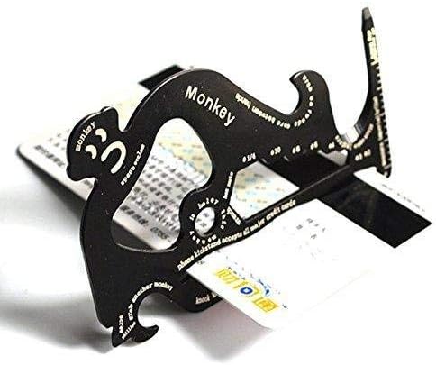 Acme Approved Pocket Monkey Multi Tools Credit Card Pocket and Wallet Multitool Card | 15 in 1 | EDC | Zombie Survival Kit Outdoor Multi-tool Wallet sized For Men and Women