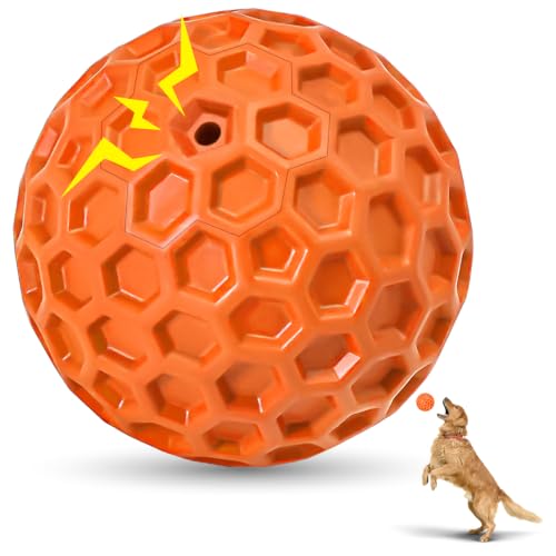 Indestructible Squeaky Dog Ball