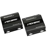 J-Tech Digital HDbitT HDMI Extender ONE to Many Full HD 1080p Over TCP/IP Ethernet/Over Single Cat5e/cat6 Cable HDMI1.4 with IR Remote - Up to 400 Ft