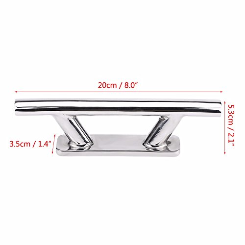 Blue Stones 316 Stainless Steel Boat Mooring Dock Deck Rope Cleat for Marine Yacht Boat Dock Cleat - Thumbnail 5