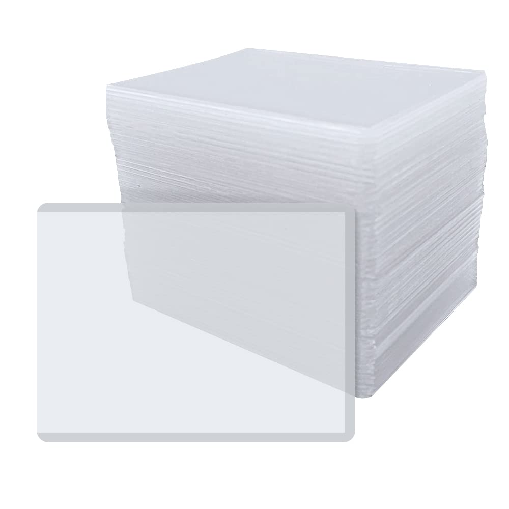 HLIWS Clear Toploaders-44pcs 76 * 102mm Clear Hard Cards Sleeves,Game Card Sleeve,Protect Top Loader Card Sleeves,for Most Cards(Transparent White) — image 1