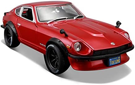 MUYB Car Model Die Casting Car 1:18 Nissan Simulation Original Car Nissan 240z Modified Sports Car Model Car Model Decoration (color : 1971 Datsun Devil's Nissan 240Z)