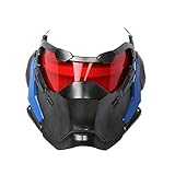 Soldier 76 Mask Game Cosplay Props Helmet Halloween Party Cosplay Weapon