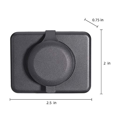 DAMAVO YM1236 Panel Dual USB Car Charger Socket Power Outlet with Cap