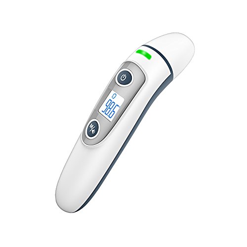 Baby/Kid/Adult Ear and Forehead Thermometer -Digital Display Precise/Accurate Forehead& Ear Temperature, Instant Infrared Thermometer, Reliable Personal Care Gift, 2018 New Generation Thermometer