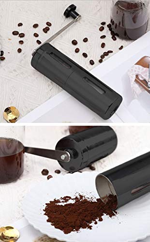 CYchen Handkaffeemühle Espresso Kaffeemühle Manuell mit Keramikmahlwerk Kegelmahlwerk, Hand Mahlgrad Edelstahl Griff… – Bild 5