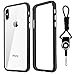 iPhone X Case, iPhone 10 Case, Yometome TPU Hybrid Shockproof Anti-Scratch Finish Slim Thin Bumper Case for Apple iPhone X/10 (5.8 inches) Black for Girl Boy Man Woman