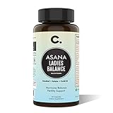 Asana LadiesBalance Women's Hormone Balance Multivitamin Vitex + Maca + Shatavari + Myo-Inositol + Free Eating for Balanced Hormones Plan