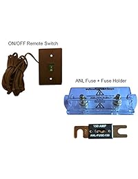 VertaMax Pure SINE Wave 1500 Watt (3000W Surge) Inversor de 12V DC a CA (Cables + interruptor de control remoto + fusible ANL)   Solar, RV