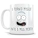Rick Morty Mug - Pickle Rick Parody - I Turned Myself Into a Mug Morty Funny Rick Sanchez Coffee Cup - Great Gift for Rick and Morty Fans