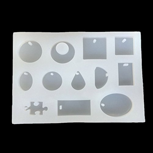 12 Designs Cabochon Silicon Mold Mould For Resin Jewelry Making DIY Craft
