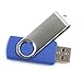 2GB USB 2.0 Flash Memory Drive Thumb Stick Swivel Design Blue