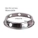 QHTY Wok Ring, Steel Wok Rack Wok Stand is Suitable for Kitchen Wok, 7.8Inch and 9Inch Reversible Size