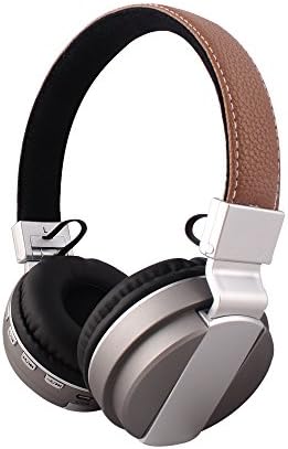 lltrum Foldable Over-Ear Wireless Headphone,Built-in Mic, Stereo Sound,Lightweight,Comfortable Wearing Feeling,Noise Reduction,SD Card (Grey)