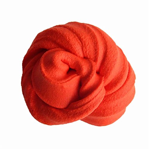 Newest RED Fluffy Slime - Big Super Soft, Fluffy Floam Slime Sludge Toys Gifts, 100ml