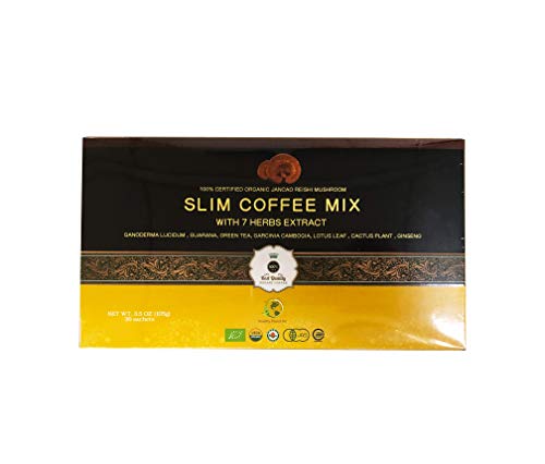 image for Mushroon Coffee Juncao Reishi Slim Coffee Mix 30 Sachets with Certifie
