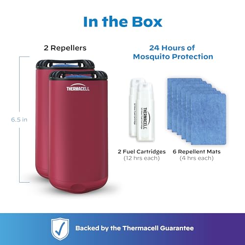 Thermacell Patio Shield Mosquito Repeller (2Pack Bundle); Includes 24