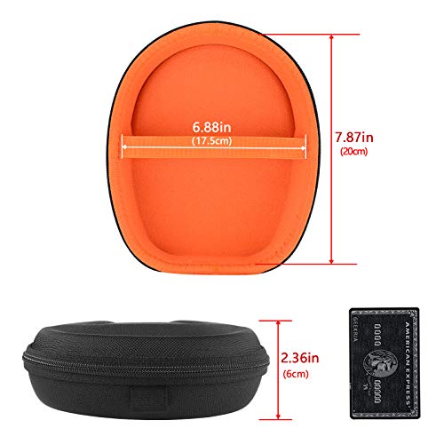 Geekria UltraShell Headphones Case for Lay Flat Headphones, Replacement