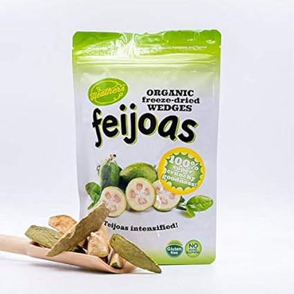 New Zealand Organic Freeze Dried Feijoa Pineapple Guava Wedges Gluten Free 25g 0 9oz Amazon Com Grocery Gourmet Food