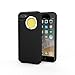 NEBO 6647 CaseBrite - Rugged Phone Case + Powerful 200 Lumen Light - Internal, Rechargeable Battery - For iPhone 7 & 8 - (Black)