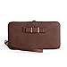 Achieer Women Bowknot Wallet Long Purse Phone Card Holder Clutch Large Capacity Pocket