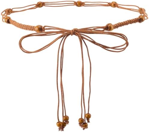 Geyoga 6 Pcs Rope Belts for Women Fringe Belts Waist Belt  display picture 1