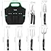 TomCare Garden Tools Set 7 Piece Gardening Tools Gardening kit Tool Sets with Heavy Duty Pruning Shears Comfortable Non-Slip Handle and Durable Storage Tote Bag – Garden Gifts for Gardeners Men Womenthumb 4