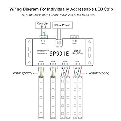 BTF-LIGHTING SP901E LED Pixel WS2812B WS2811 SPI