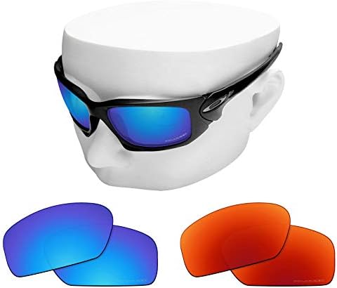 OOWLIT 2 Pair Replacement Sunglass Lenses Compatible With Oakley Scalpel POLARIZED
