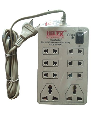 Hilex Extension Cord 6 Amp 4Meter Cord (Made In India)