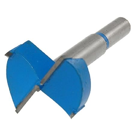 Generic CSS 87g Carpentry 9.5mm Shank 38mm Cutting Diameter bluee Hinge Boring Drill Bit