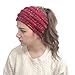 Winter Warm Wool Crochet Knit Hat Headgear,Crytech Women’s Ponytail Messy Bun BeanieTail Knitting Headband Fleece Lined Head Wrap Cap Soft Stretch Cable Knitted Ribbed Skull Hat for Girls (Red)thumb 4