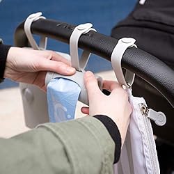 Ubbi Retractable On the Go Bag Dispenser for Baby