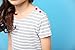 Fiream Girls Summer Cotton Striped Casual Cartoon Shortsleeve Dresses