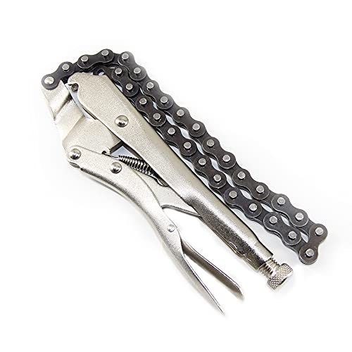 MacWork 9 Inch Locking Chain Clamp — Pliers Locking Grip Wrench