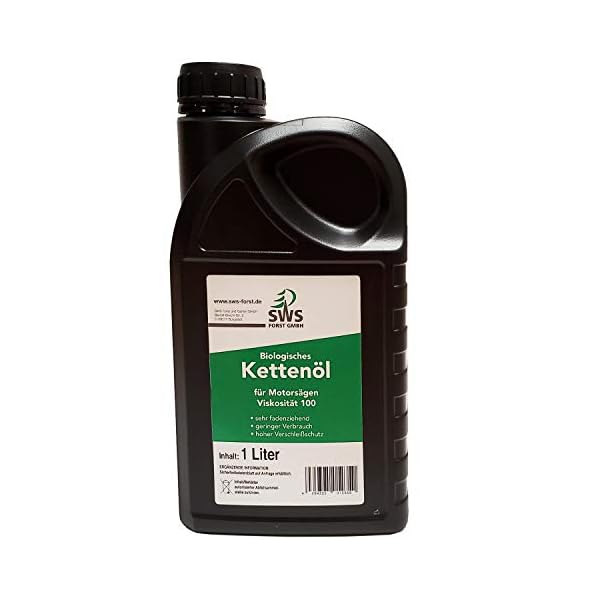 SWS Forst GmbH Biologisches KettenÃ¶l SÃ¤gekettenÃ¶l fÃ¼r alle Maschinen geeignet (1 Liter)