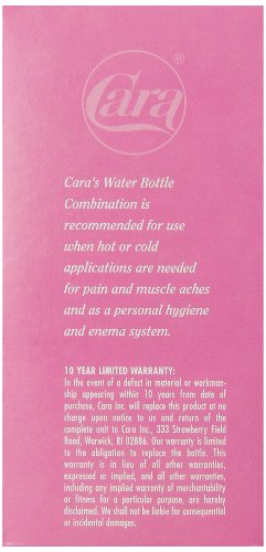 CARA Douche / Enema Rubber Water Bottle Combination Pack