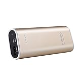 Lumsing Grand Series A1 Mini Portable Battery Charger 6700mah External Power Bank for iPhones, iPads and Samsung Galaxy, Android Phones and other Smart Phones (Gold)