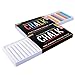 Huntz-DustlessChalk-Bundle (12 White Chalks + 12 Colored Chalks)