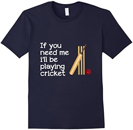 Men's Gift For Cricket Player, Cricket Shirt, Cricket Sports Fan Medium Navy