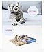2 in 1 Cat Scratching Post with Catnip Kitten Scratcher Toy 2 Packs Pad Cardboard and Refill (2 Packs)