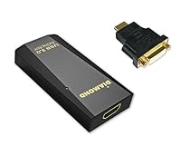 Diamond Multimedia USB 3.0/2.0 to HDMI/DVI Adapter with Multiple Display Monitor (BVU3500H)  up to 2560x1440 (HDMI) / 1920x1200 (DVI). DisplayLink DL-3500 Chipset - Supports Windows 10, 8.1, 8, 7, XP, MAC OS and Android 5.0 and higher