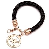 1 X 2014 New Fashion Letter Exquisite Luxury Charm Bracelets (Black) by Preciastore