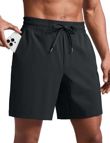 CRZ YOGA Mens Cloud Jersey Sweat Shorts 7
