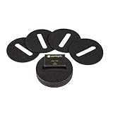 Sempli Cupa Stay Black Wine & Liquor Glasses Coasters, Set of 4